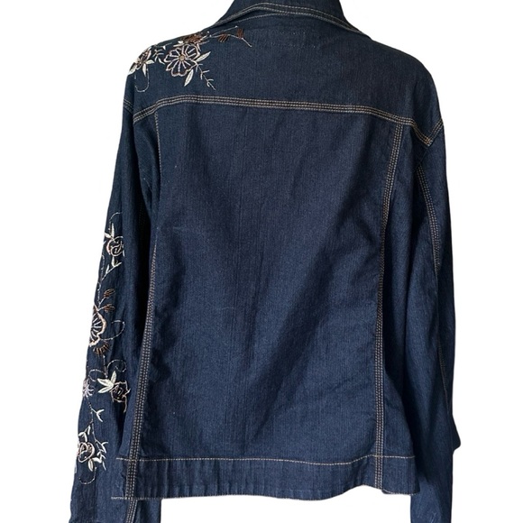 Avenue Jeans Jean Boho Floral Jacket size 22/24 - Picture 2 of 6